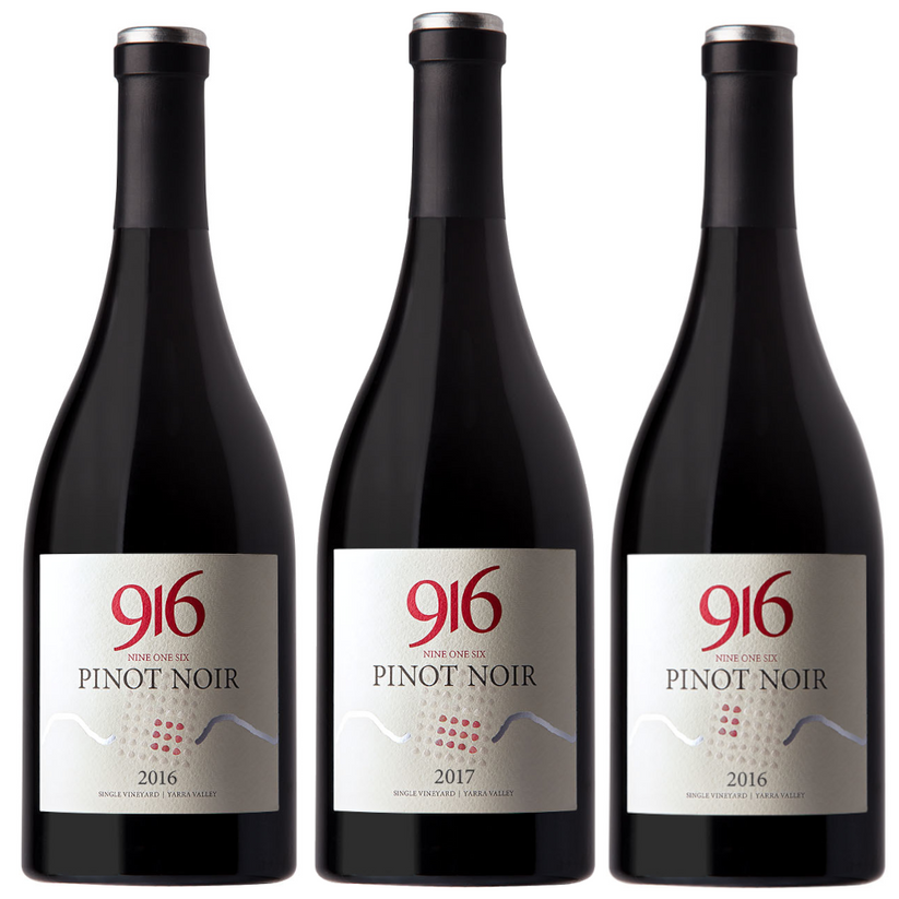 cellared vintages to enjoy now (three bottles) Nine One Six